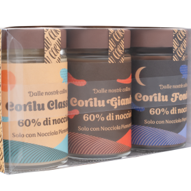 Tris regalo di Creme di Nocciole Corilu - 3x212g