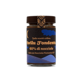 Crema Corilu 60% di Nocciola Piemonte IGP Fondente 212 gr
