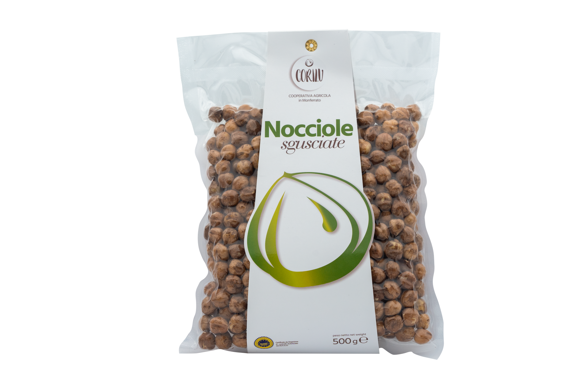 NOCCIOLE SGUSCIATE 500 Nocciole Piemonte IGP Sgusciate