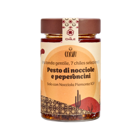Pesto di Nocciole e Peperoncini Messicani 185 gr